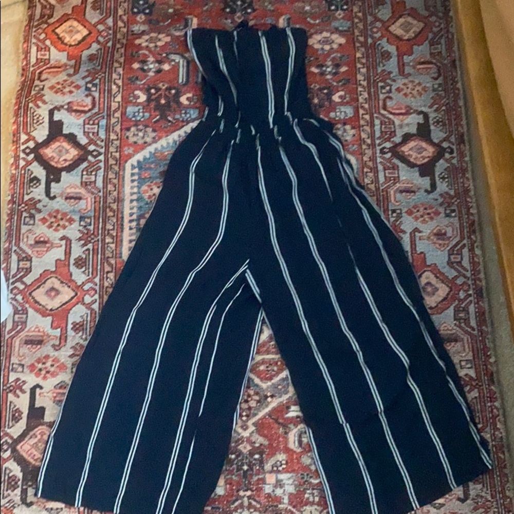 Striped jumpsuit
